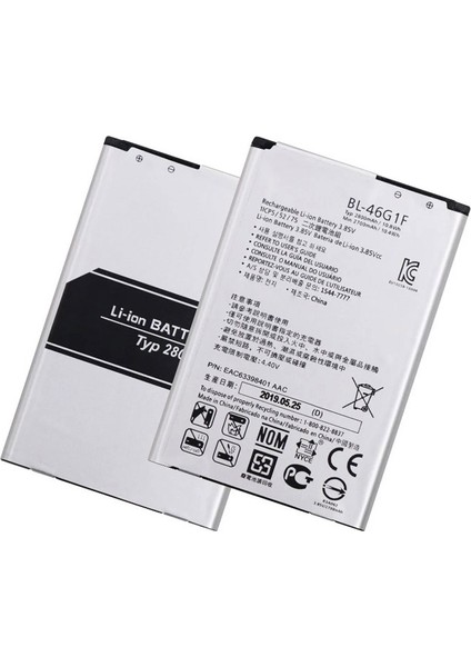Lg K10 2017 ile Uyumlu Ithal Pil BL46G1F