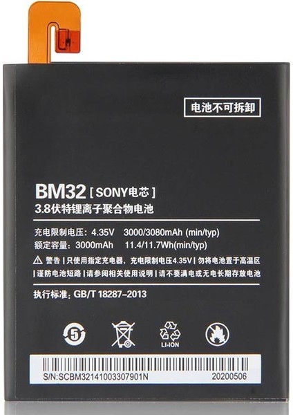 Xiaomi Mi 4 BM32 ile Uyumlu Ithal Pil