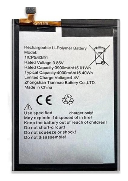 Tecno Camon 16 ile Uyumlu Ithal Pil BL49HT