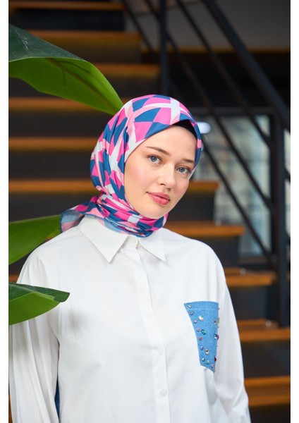Harmony Collection Soft Eşarp Pembe Mor 1181-12
