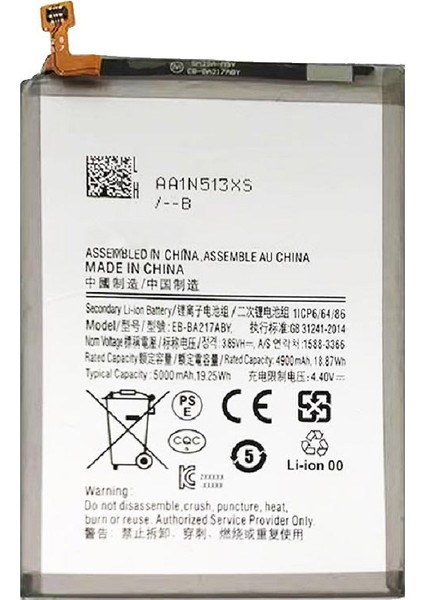 Samsung Galaxy A12 A125F ile Uyumlu Ithal Pil