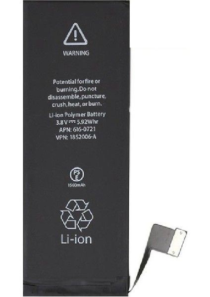 Apple iPhone 6 ile Uyumlu Ithal Pil