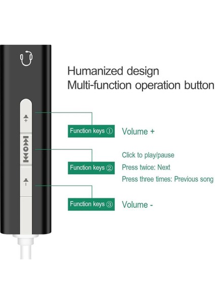 7.1 USB Harici Stereo Ses Kartı 3.5mm Çevirici Dönüştürücü Ses Kartı 5072