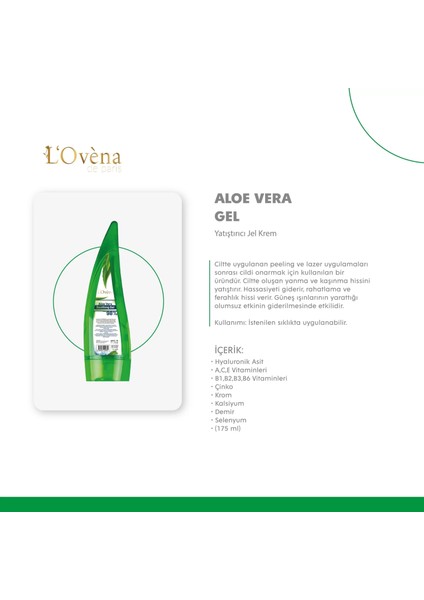 Lovena De Paris - Aloevera Gel fiyatları