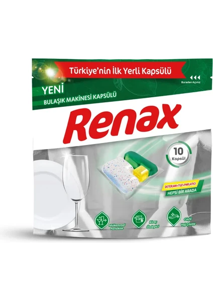 Renax Bulaşık Makinesi Kapsülü 10'lu x 2