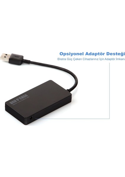 4 Port USB Hub USB 3.0 ve 2.0 USB Çoklayıcı Çoğaltıcı Switch Adaptör 5265