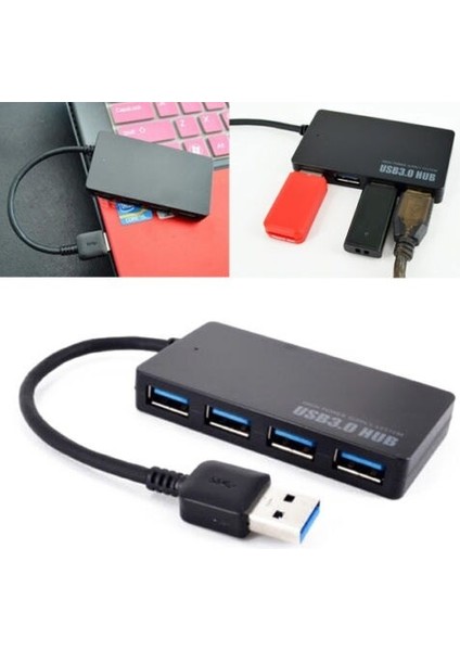 4 Port USB Hub USB 3.0 ve 2.0 USB Çoklayıcı Çoğaltıcı Switch Adaptör 5265