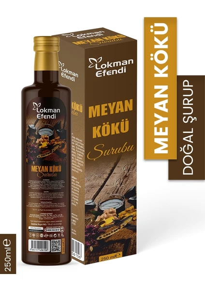 Lokman Efendi Meyan Kökü Şurubu 250ML