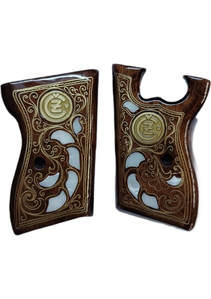 Çek Vizör Çekvizör 7.65 mm Işlemeli Kabze