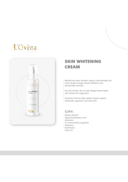 Loevna De Paris - Skın Whıtenıng Cream 100 ml