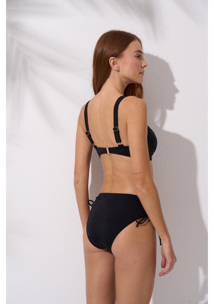 Bantlı Toparlayıcı Bikini Takımı 241261-YS