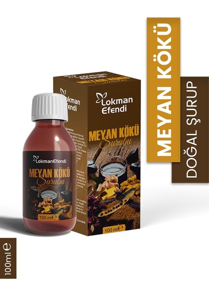 Lokman Efendi Meyan Kökü Şurubu 100ML