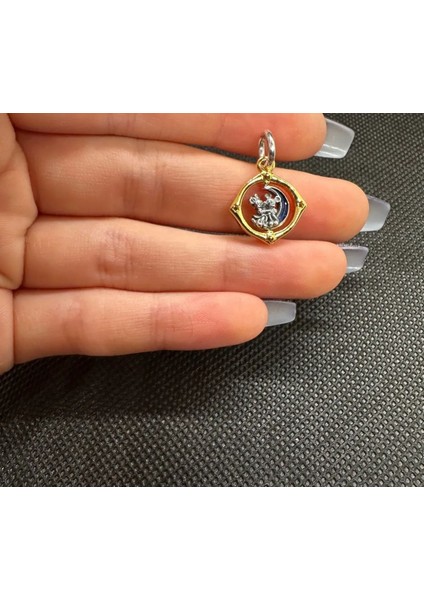 Disney Mickey Mouse ve Minnie Mouse Iki Renkli Dönen Ay Sallantılı Charm fırsatları