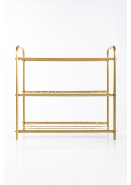 Gold Ayakkabılık Metal Ayakkabılık Ayakkabı Rafı Ayakkabı Düzenleyici Raf 3 Katlı Ayakkabılık modelleri