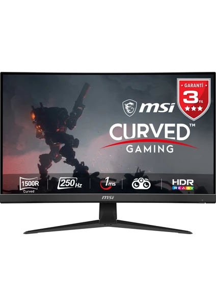 G27C4X 27" 1ms 250Hz FreeSync Premium HDR Ready VA 1500R Curved  Full HD Gaming (Oyuncu) Monitör