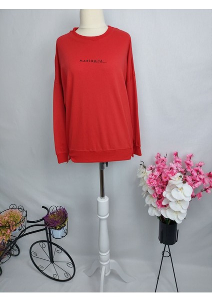 9550 Yazı Detaylı Sweat