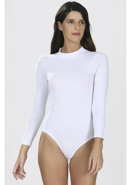 2960 Kadın Uzun Kol Çıtçıtlı Body 6 Adet