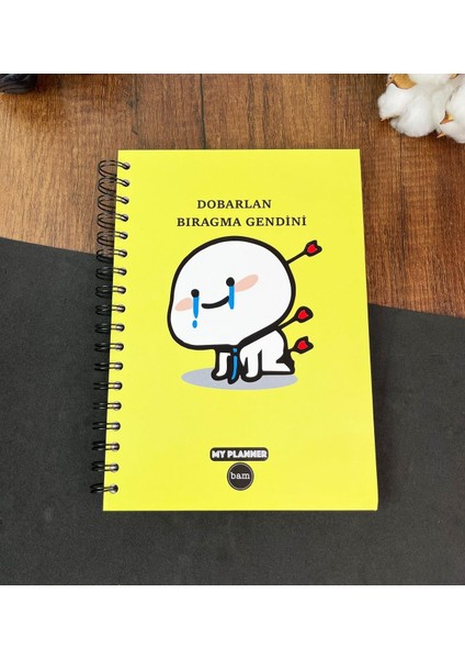 Kişiye Özel Dobarlan Bıragma Gendini Tasarımlı Konuşan Ajanda fiyatları