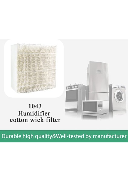 2 Adet 1043 Nemlendirici Süper Fitil Filtre Yedeği Aircare Bemis Essick Için Uyumlu 821000 826900 Nemlendirici Filtreler (Yurt Dışından)