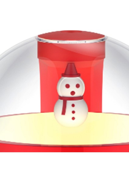 Gece Lambası ile Kardan Adam Hava Nemlendirici Uçucu Yağ Difüzör USB Mist Maker Noel Hediyesi Ev Araba Difüzör Beyaz (Yurt Dışından) modelleri