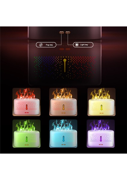 Alev Lambası Hava Nemlendirici Uçucu Yağ Aroma Yayıcı Ücretsiz Filtre Ultrasonik Aromaterapi Difüzör Nemlendirici Ev Için (Yurt Dışından) fiyatları