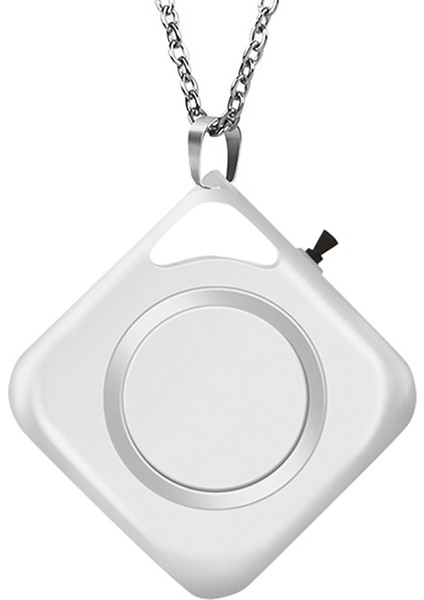 Kişisel Giyilebilir Mini Ev Taşınabilir 7 Milyon Negatif Iyon 600 Mah Pil Araba Asılı Boyun Hava Temizleme Cihazı Beyaz (Yurt Dışından)