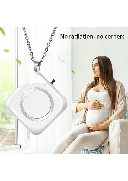 Kişisel Giyilebilir Mini Ev Taşınabilir 7 Milyon Negatif Iyon 600 Mah Pil Araba Asılı Boyun Hava Temizleme Cihazı Beyaz (Yurt Dışından) fiyatları