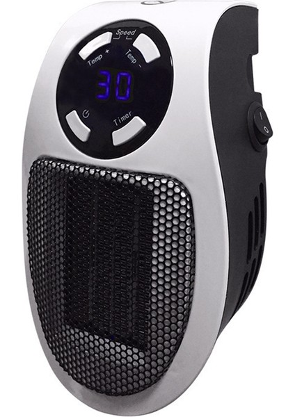 22%, Uzaktan Elektrikli Taşınabilir Isıtıcı 10A 220V 500W Hızlı Isıtma Mini Masaüstü Duvar Soba Radyatör Isıtıcı Makinesi Abd Plug (Yurt Dışından)