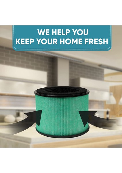 2 Adet Bs-08 3-In-1 Gerçek Hepa Yedek Filtre H13 Sınıf Partu Bs-08 Hepa Hava Temizleme Cihazı Için Uyumlu (Yurt Dışından) fiyatları