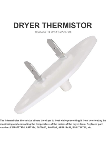 8577274 Kurutucu Termistör Yedek Parçaları 3976615 AP3919451 WP8577274 PS993287 3390292 (Yurt Dışından) fırsatları