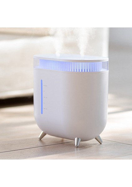 2000ML Çift Memeli Hava Nemlendirici Difüzör Coloful LED Serin Mist Maker Sisleyici Ev Ofis Için Beyaz (Yurt Dışından) fırsatları