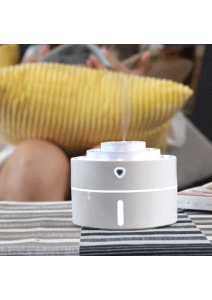 Hava Nemlendirici USB Aromalı Uçucu Yağ Difüzörü Ofis Araba Oturma Odası Humidificador Pembe Için Renkli Işık ile (Yurt Dışından)