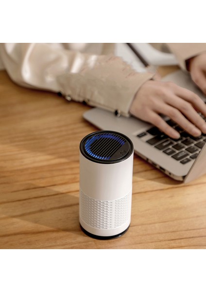 Ev Arıtma Hepa Filtreler Için Araba Hava Temizleme Cihazı Masaüstü Arıtma USB Şarj Edilebilir Taşınabilir Hava Temizleyici Difüzör-Beyaz (Yurt Dışından) fiyatları