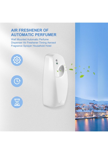 14CM Yükseklik Koku Kutusu Için Otomatik Parfüm Dispenseri Oda Spreyi Aerosol Koku Spreyi (Dahil Değil) (Yurt Dışından) fırsatları