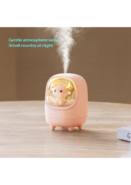 M23 Yaratıcı Sevimli Pet Uzay Kapsülü Nemlendirici Ev USB Hava Nemlendirici Arıtma Uyku Gece Lambası Beyaz (Yurt Dışından) modelleri