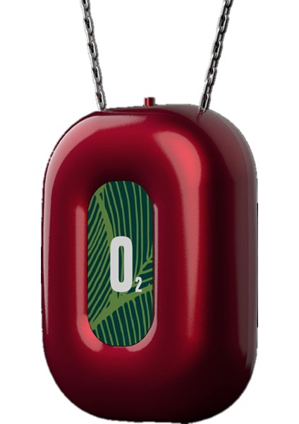 Kişisel Giyilebilir Hava Temizleyici Kolye Mini Taşınabilir Hava Spreyi Ionizer Negatif Iyon Jeneratörü Seyahat Için Kırmızı (Yurt Dışından)