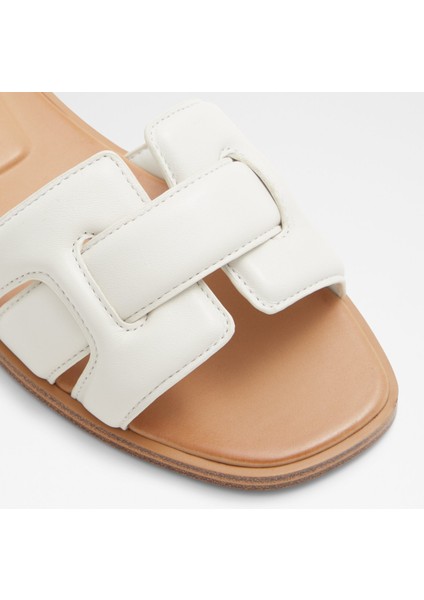 Elenaa Sandalet Düz Terlik - Ekru indirimleri