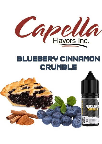 Blueberry Cinnamon Crumble Aroması Yabanmersinli Kek Aroma 10 ml