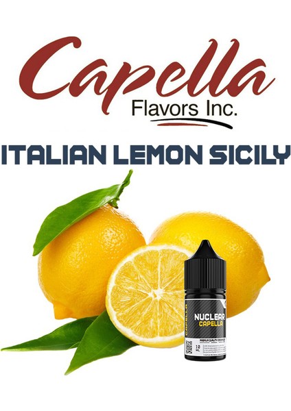 Italian Lemon Sicily Aroması Sicilya Limonu Aroma 10 ml