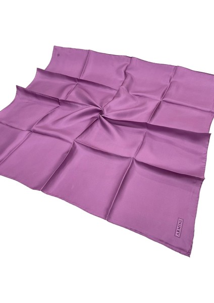 Düz Ipek Eşarp - 42 Gülkurusu Twill