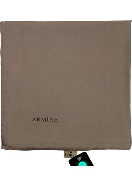 Düz Ipek Eşarp - 1406 Vizon Twill
