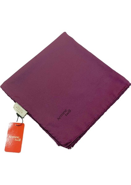 Düz Twill Eşarp - Mürdüm