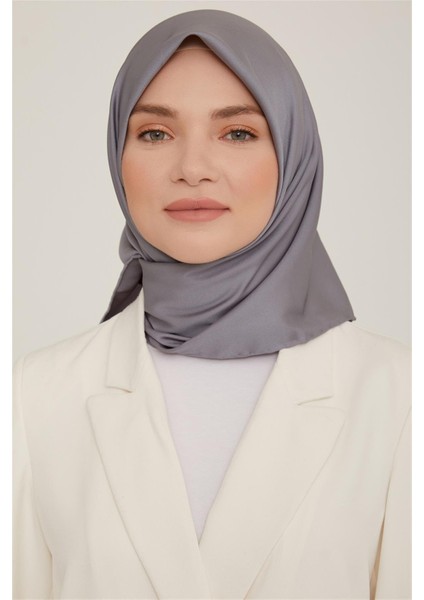 Düz Twill Eşarp - Füme 782