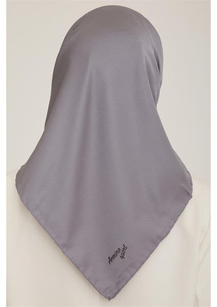 Düz Twill Eşarp - Füme 782 fırsatları