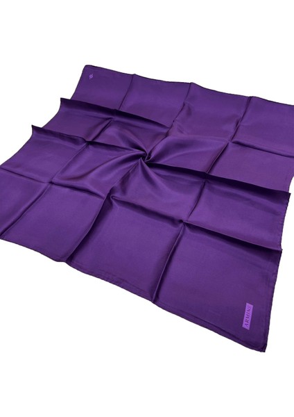 Düz Ipek Eşarp - 56 Mor Twill