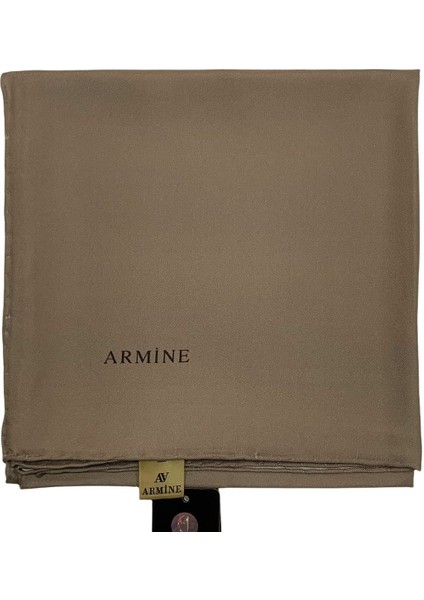 Düz Ipek Eşarp - 1262 Vizon Twill