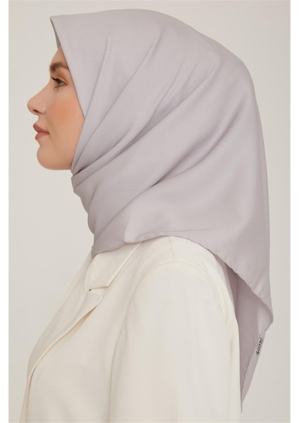 Düz Twill Eşarp - Gümüş 766 fırsatları