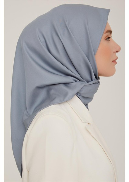 Düz Twill Eşarp - Metalik Mavi 784 fiyatları