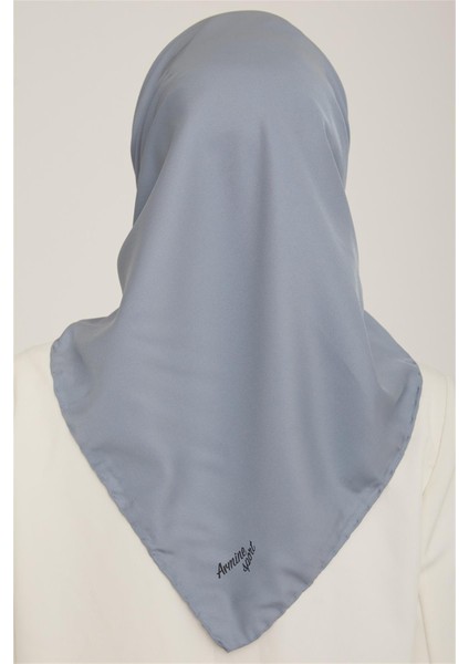 Düz Twill Eşarp - Metalik Mavi 784 modelleri