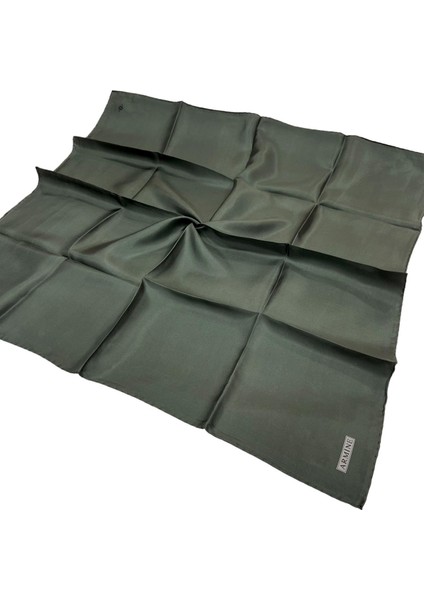 Düz Ipek Eşarp - 166 Haki Twill